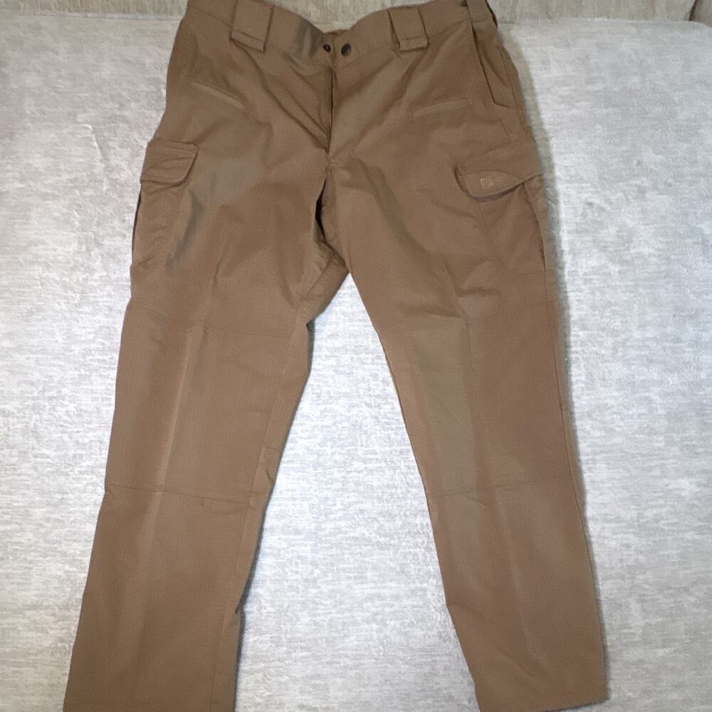 5.11 Men's Tactical Cargo Pants Brown Solid Regular Size 38x34 Without Tags